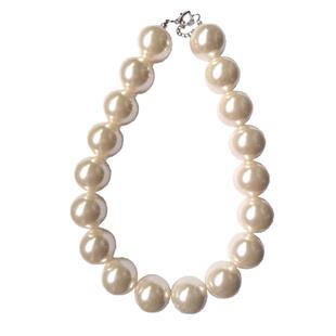 女神新娘晚宴礼服摄影配饰超大25 30MM仿珍珠项链 白领项链包邮