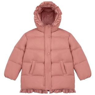 笛莎官方童装女童羽绒服冬季新款大童女孩宝宝儿童三防外套迪莎