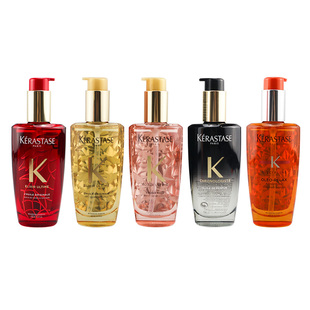 卡诗 菁纯经典钻钥源鱼子酱玫瑰柔顺抚平毛躁香氛护发精油100ml