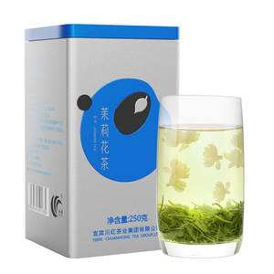 林湖飘雪茉莉花茶2023新茶散装浓香型绿茶叶花毛峰250g