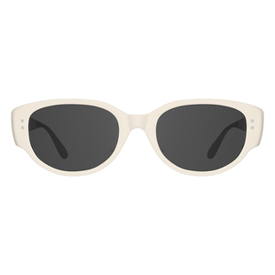 白框复古猫眼墨镜女款2026新款高级感防紫外线显脸小开车太阳眼镜