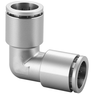 PU气管快速接头气动管快插4/6/8/10/12直接弯头气源等径三通四通