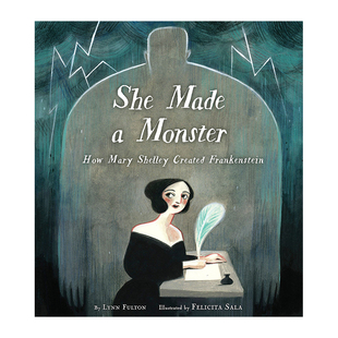 【预售】她造了一个怪物She Made a Monster 插画家Felicita Sala英文绘本
