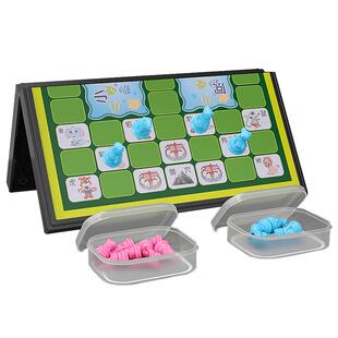 磁性斗兽棋卡通走兽动物棋折叠便捷大号儿童小学生多功能棋类益智