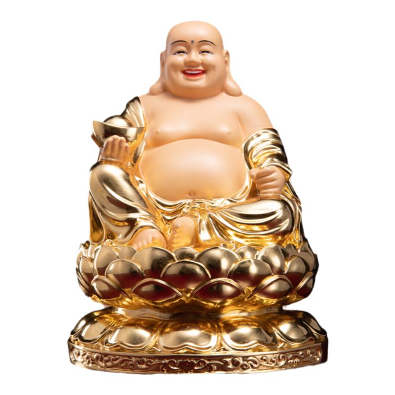 铜弥勒佛大肚开心笑佛像招财摆件