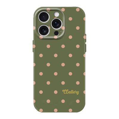 原创抹茶波点苹果17ProMax手机壳