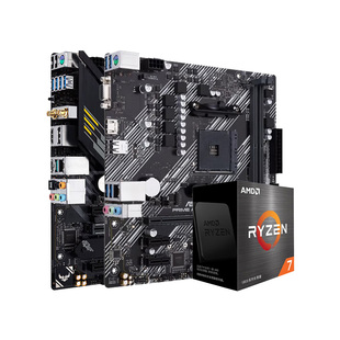 AMD锐龙 R5 5500X3D/5600/5700X 盒装搭华硕微星技嘉主板CPU套装