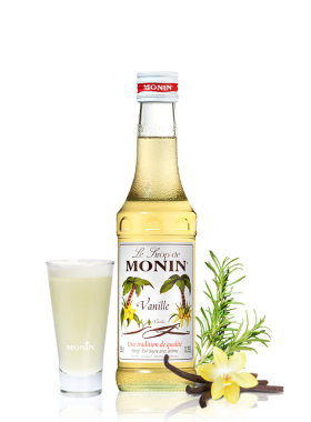 莫林monin香草风味玻璃250ml糖浆
