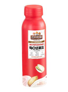 三只松鼠每日坚果乳300g散装饮料即饮早餐奶零食品