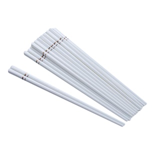 景德镇陶瓷筷子家用高档新款防霉高级耐高温快子轻奢高端白色瓷筷