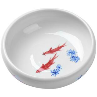 成竹堂笔洗缸仿古陶瓷景德镇洗墨缸茶洗大号特大家用青花瓷国画书法毛笔水盂墨蝶水浅水彩文房四宝用品摆件