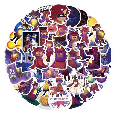 60张卡通Oneshot防水装饰贴纸