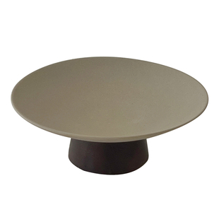 ins风复古陶瓷实木托盘摆件桌面首饰收纳盘玄关钥匙杂物置物盘