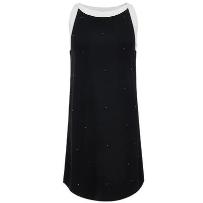 VeroModa亮钻装饰连衣裙女