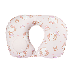 MINISO名创优品充气u型枕旅行便携颈枕飞机护颈脖子颈椎按压u形枕