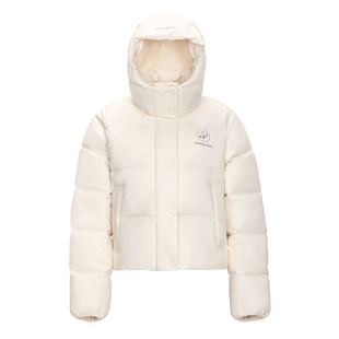 【云卷】张予曦同款熊猫短款羽绒服女冬季新款90绒防静电保暖外套