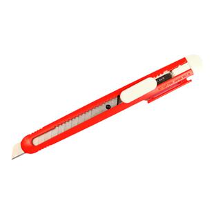 日本进口 NT CUTTER JA-100P 透明 塑料 美工刀 裁纸刀 小号 办公 开箱 拆快递 拆包裹 女生 女款 学生 介刀