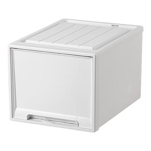 收纳箱抽屉式家用衣服透明整理箱塑料衣物内衣收纳盒衣柜储物柜子