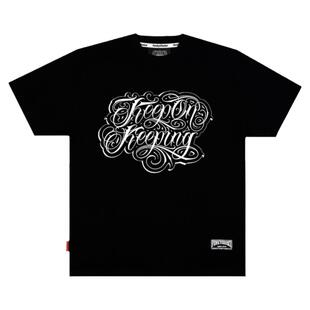FunkyChoice匪帮花体字短袖T恤男keep on keeping重磅纯棉小领口