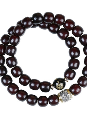 【普陀山官方】双圈菩提根手串