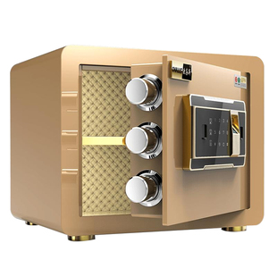 【双重防盗】欧奈斯保险柜家用小型25/40cm指纹密码保险箱报警办公入墙保管箱床头柜收纳全钢带钥匙