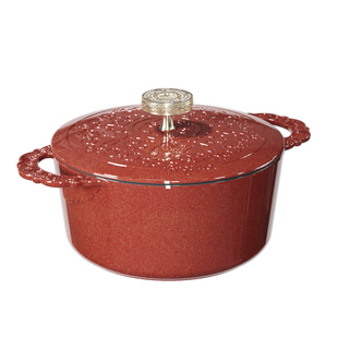 Breguet宝玑传世珐琅锅家用炖锅铸铁锅汤锅24cm结婚乔迁暖居礼物