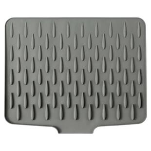 台面斜坡硅胶沥水垫厨房防烫隔热锅垫加厚台面垫子防滑菜板固定垫