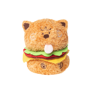 元気喵丨派思维闻嗅狗狗玩具大汉堡撕咬独处藏食漏食益智宠物玩具