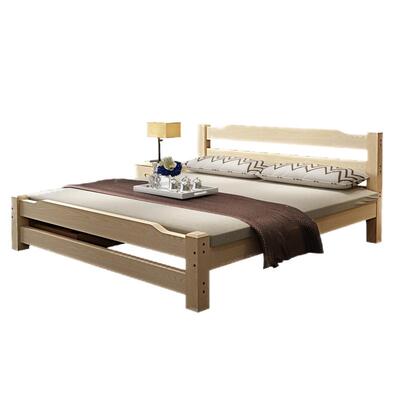 包邮简约现代风定做实木床