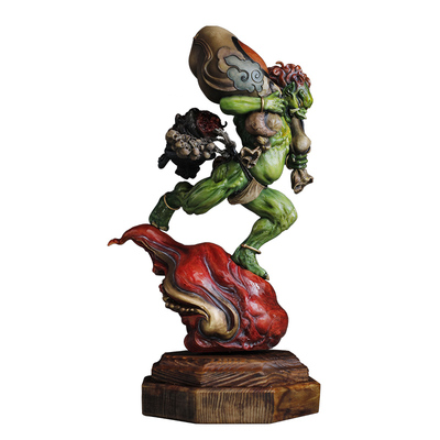 末那末匠竹谷隆之风神艺术雕像