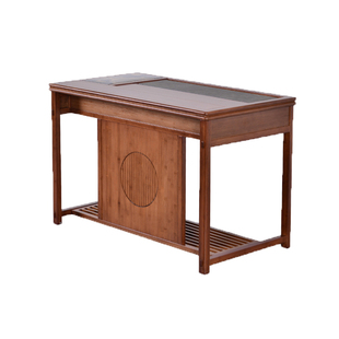 祥福声名鹊起新中式茶桌椅组合办公室茶台现代简约套装家用喝茶桌