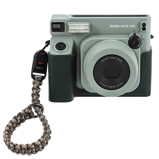 富士新品WIDE400宽幅立拍立得相机保护配件旷野图腾手绳底座套装