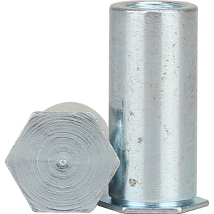 铁镀锌盲孔压铆螺柱压板螺母柱BSO-M5M6M8x4x5x6x7x8x9x10~50mm