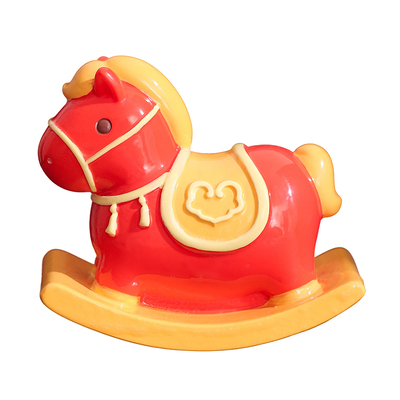 2026马年吉祥物公仔摇摇木马摆件