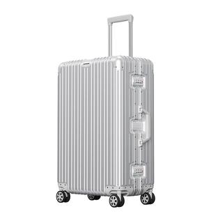 全铝镁合金拉杆箱万向轮24行李箱男女20寸登机箱密码箱子旅行箱26