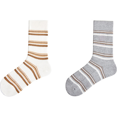 ubras堆堆袜中筒袜黑色棉袜防臭皮鞋厚袜子女款秋冬2025新款爆款