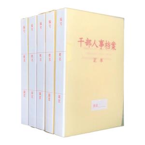 10只装标准干部人事档案夹