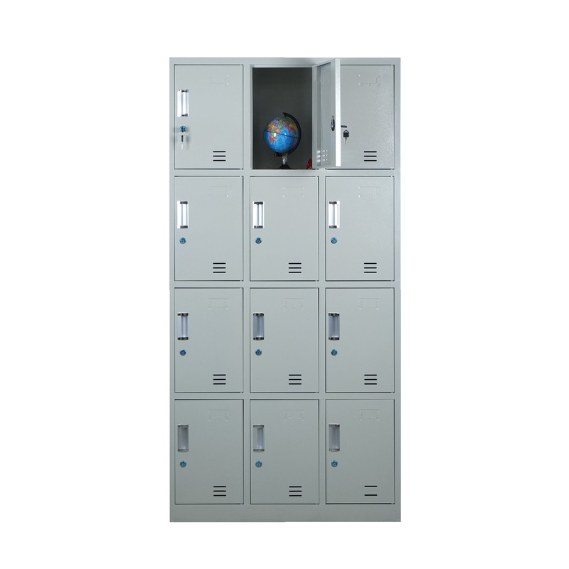 局中对郑州文件柜品牌铁皮柜多门存包柜车间更衣柜加厚储物柜定制