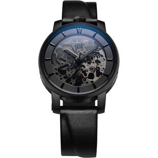 FOB女表法国进口R360新经典哑光黑镂空表盘时尚腕表女