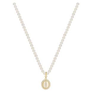 DODOGOGO仿珍珠项链女秋冬长款毛衣链吊坠轻奢小众新款颈链配饰