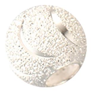 S925纯银珠子古法磨砂素白散珠手链手工大孔编织男女手链项链隔珠