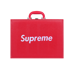 麻将牌配件收纳盒包装盒红色空箱中大号皮箱铝箱时尚礼品箱收纳包