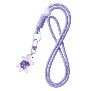 【夜光小乌龟】适用小天才手表z10挂绳z5/z6Pro/z7s/z8/z9夏季卡通挂脖q1a/y8/n3儿童电话保护壳z1/q1s表带y7