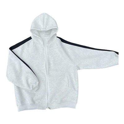 入选拼色加绒开衫连帽卫衣热销榜