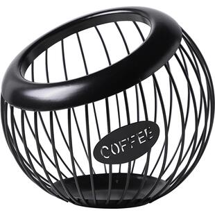 川岛屋胶囊咖啡收纳盒茶水间桌面吧台置物架展示架子大容量储存罐