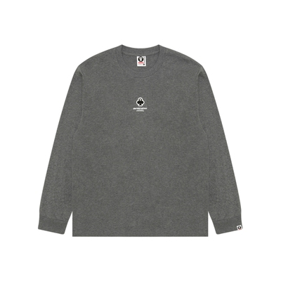 Aape扑克徽章简约潮流长袖T恤