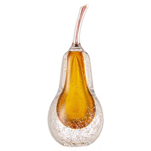 半然琉璃梨子苹果摆件工位稳定情绪神器水晶客厅玄关桌面家居好物