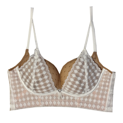 夏季新款小胸聚拢内衣女收副乳防下垂性感文胸上托显大无钢圈胸罩