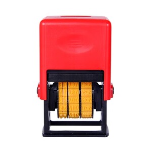 陈百万D4小型出厂打生产日期手动打码机速干油墨有效日期印章月饼食品塑料袋改喷码机保质期打码器C1-4