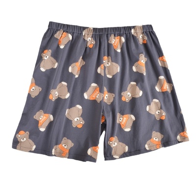 可爱甜美大码短裤纯棉睡裤情侣